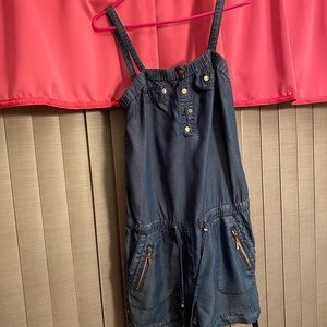 Cache denim shorts jumper